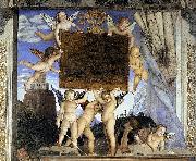 Andrea Mantegna Inscription with Putti Spain oil painting artist